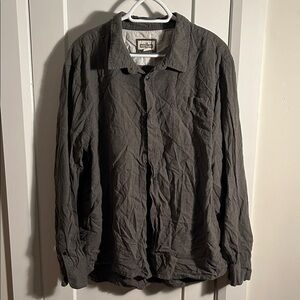 Distillery Apparel Charcoal Lightweight Button Down Shirt